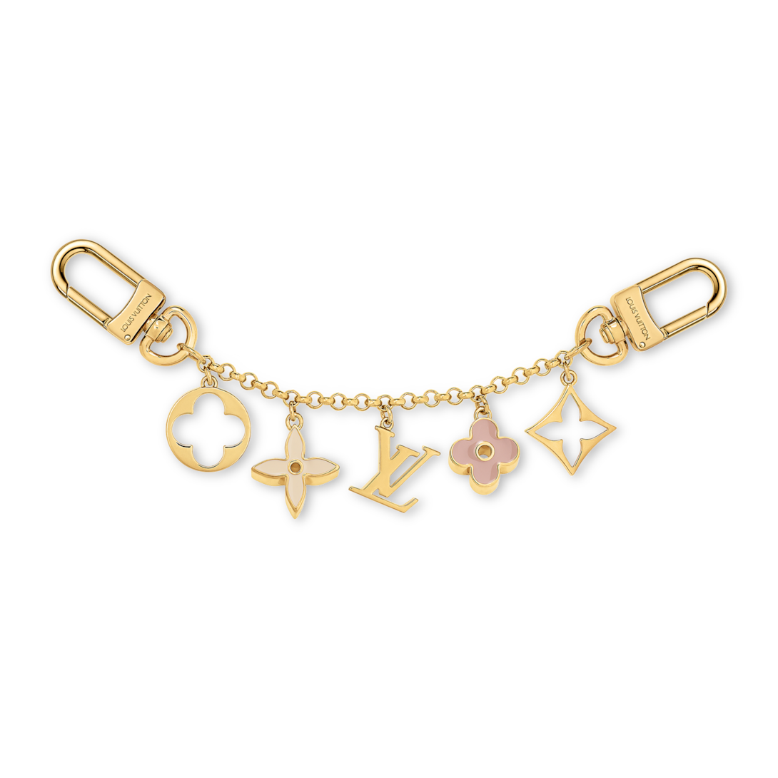 Fleur de Monogram Bag Charm Chain . - Key Holders and Bag Charms